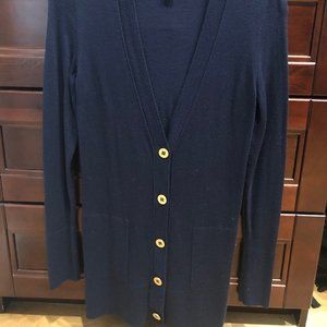 Lily Pulitzer Navy Blue Cardigan Sweater